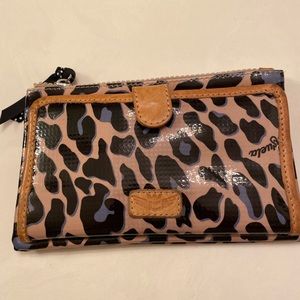 Consuela Blue Jag Slim Wallet